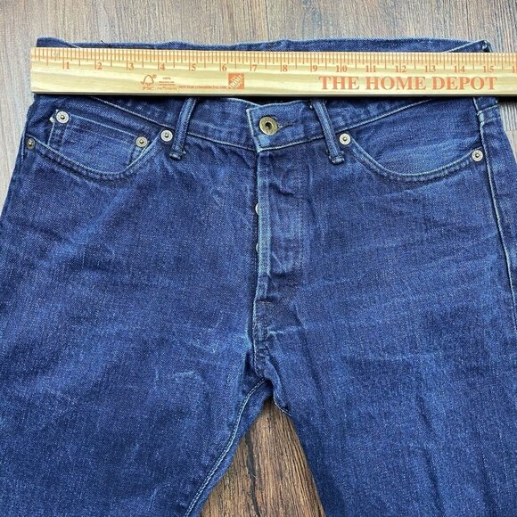 Japan Blue 100% Cote d'Ivoire - Cotton Jeans - Made in Japan Measures 30x26 - Picture 8 of 12